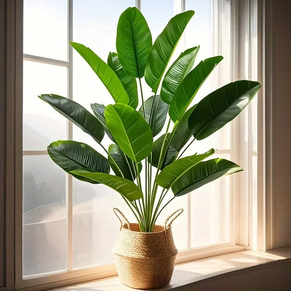 1 szt. 18 Liści Sztuczne Rośli – Ficus Lyrata Tree recenzja i cena